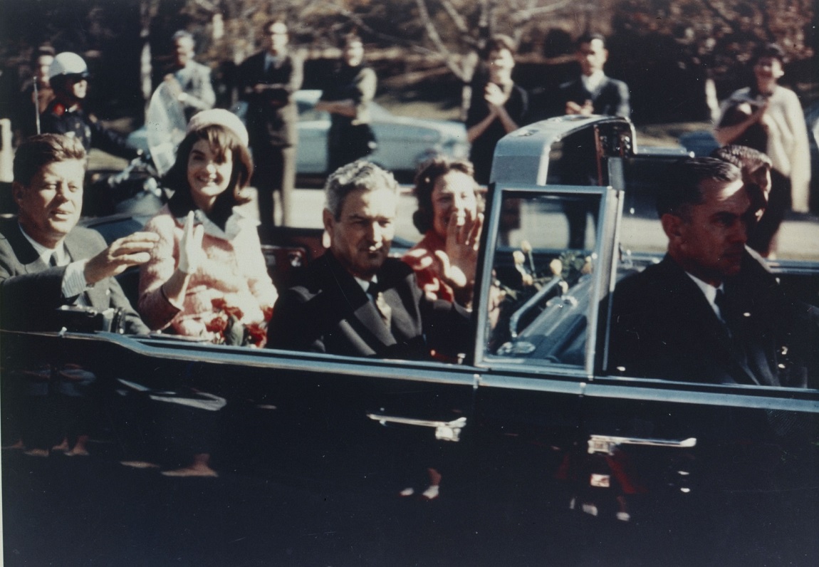 Kennedy’s open limousine Kennedy’s open limousine