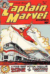 Comic book cover: Captain Marvel and the Freedom Train