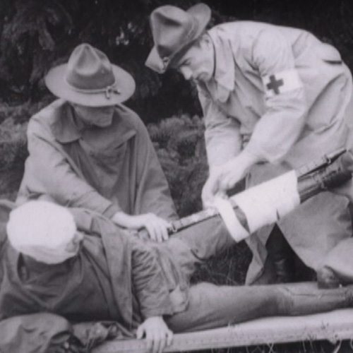 Medical training activities at Fort Lewis, Washington, World War I