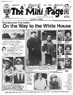 The Mini Page newspaper cover