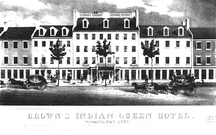 Brown's Indian Queen Hotel, Washington, DC
