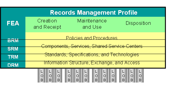 Illustration of the FEA Integrated with Records Management