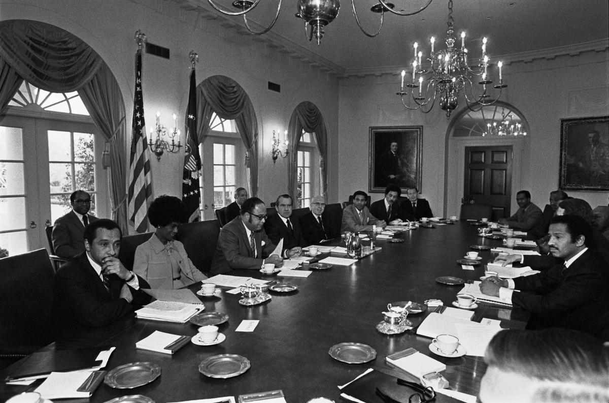 CBC meeting with President Nixon