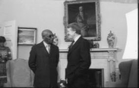 Robert Nix with Jimmy Carter