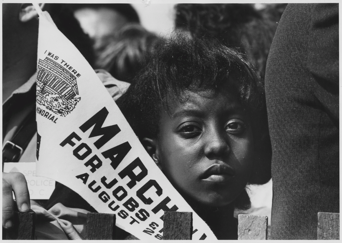 Girl at 1963 March on Washington