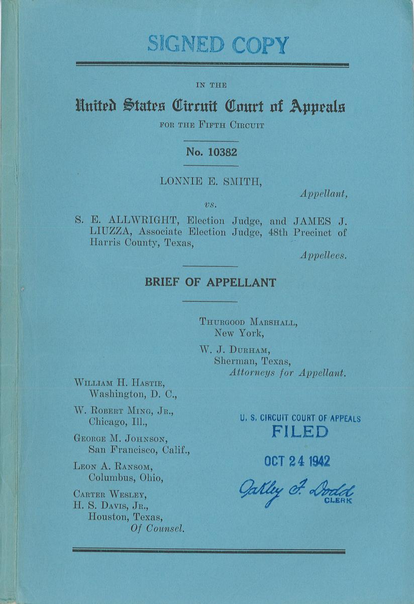 cover of case brief