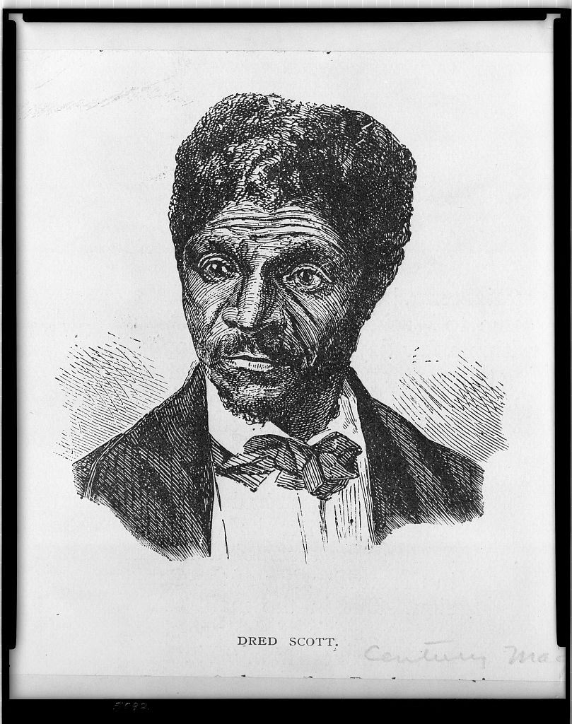 engraving of Dred Scott