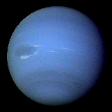 Picture of Neptune taken by Voyager spacecraft