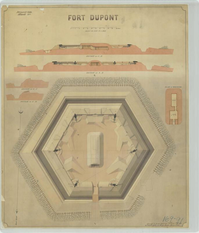 Fort Dupont map