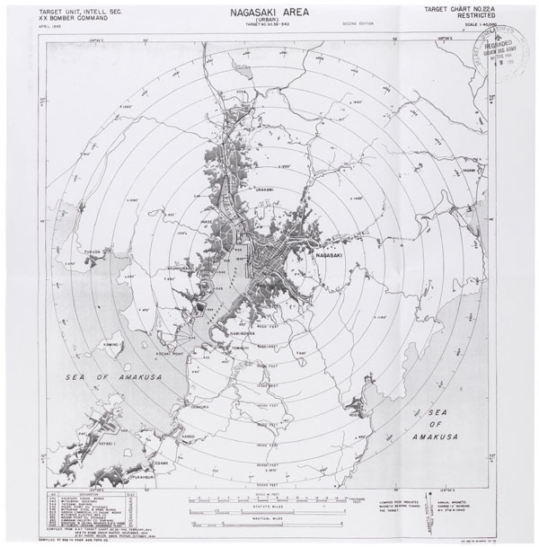 Nagasaki Target Map