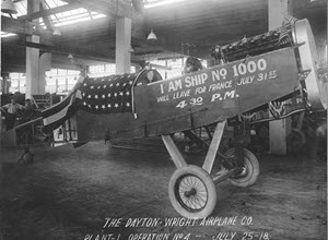Manufacturing airplanes for the government by Dayton-Wright Airplane Company