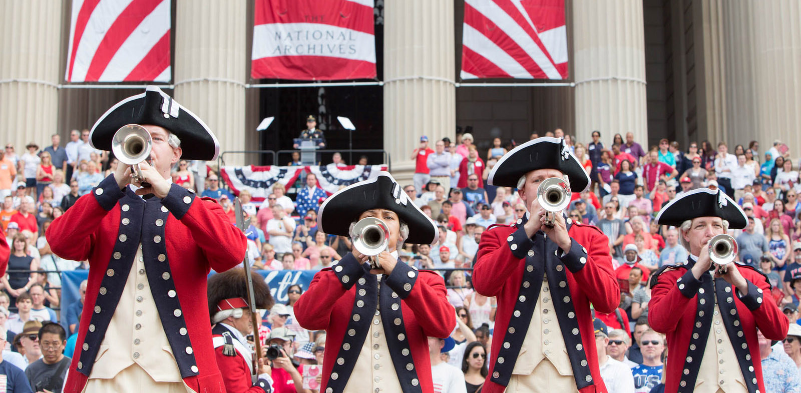 July 4 Old Guard buglers