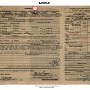 WWII Single Name Final Pay Voucher with number 2