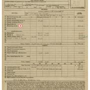 Officer Pay Voucher with numbers 1, 2, and 7