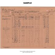 Officer Pay Card with numbers 5 and 6