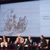 Former combat artists discuss their work and war-related experiences at a recent National Archives program on April 4, 2018.