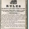 Rules regulating work, 1836