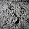 bootprint on the Moon