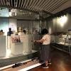 Curators prepare the “Great and Good Friends” exhibit at the Queen Sirikit Museum of Textiles in Bangkok, Thailand, which opened on March 21, 2018. (National Archives, Abigail Aldrich)