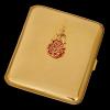 Cigarette case with royal cypher of King Ananda Mahido