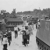 M-113 armored personnel carriers during Vietnamese evacuation of My Tho village during the Tet Offensive.