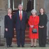 Queen Elizabeth II and President Clinton