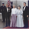 President and Mrs. Bush host a State Dinner for Queen Elizabeth II and Prince Philip of Great Britain at the White House