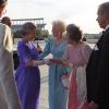 Queen Elizabeth II and former First Lady Lady Bird Johnson