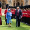 Queen Elizabeth II and President Trump