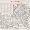 Map of Saigon Defense of the U.S. Embassy, 1/31/1968, the day after the Viet Cong bombed the Embassy during Tet January 30, 1968, a team of Vietcong blew a hole in the wall of the U.S. Embassy compound in Saigon. Part of the larger Tet Offensive, this bat