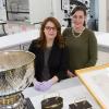 National Archives’ Supervisory Conservator Abigail Aldrich and Senior Conservator Lauren Varga shared several items including a silver Niello Bowl with Gold Trim gifted from King Prajadhipok to President Herbert Hoover in 1931. From the Collection of the 