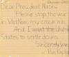 Lertter from student to President Nixon about Vietnam War
