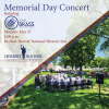 An informational graphic showing the details of the free Memorial Day Concert taking place at the Hoover Campus on May 27. A brass band is shown playing in the bottom left corner of the image.