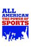 logo for All American sports exhibit