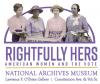 logo for Rightfully Hers exhibit programs