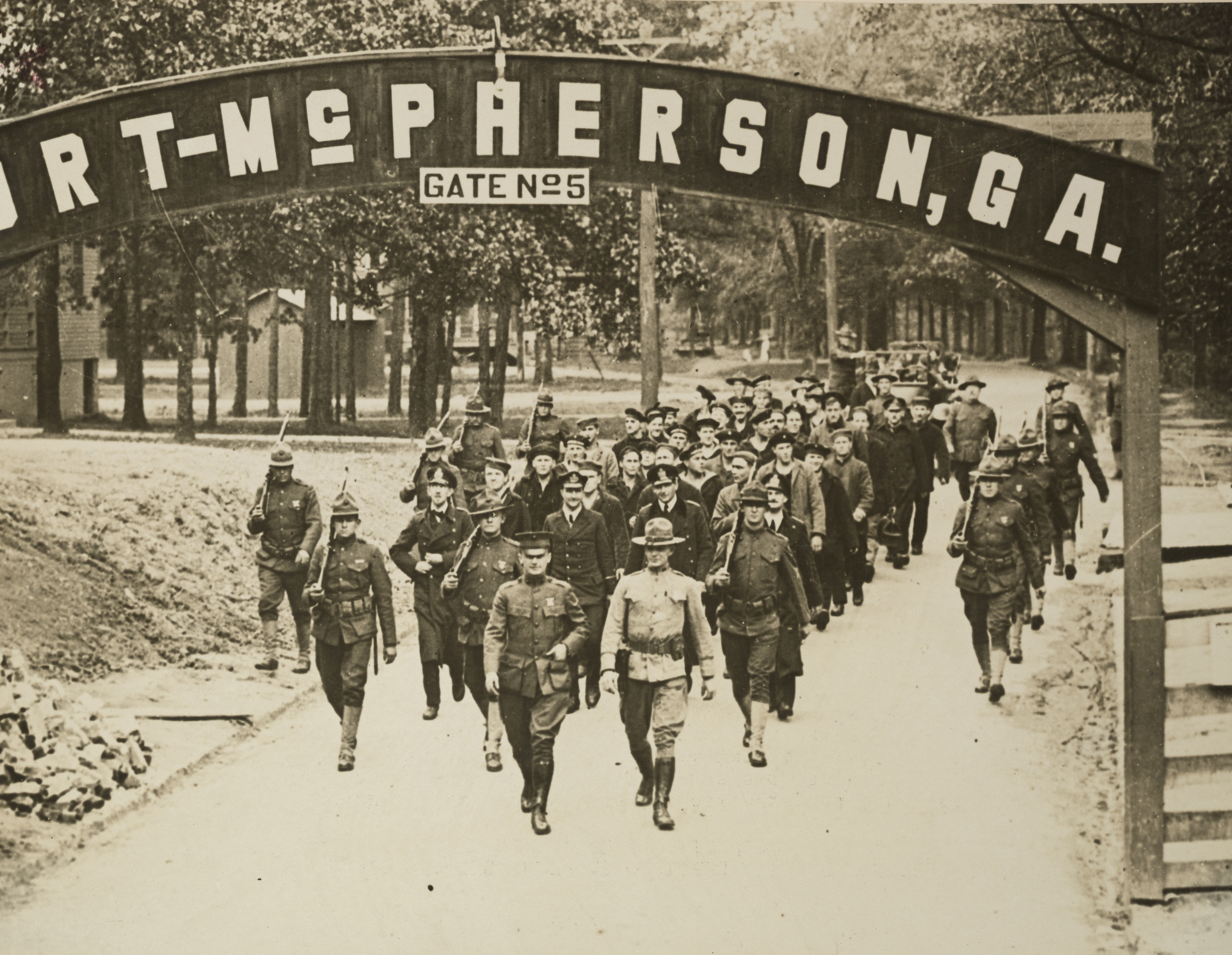 Captured officers and crew of German submarine U-58