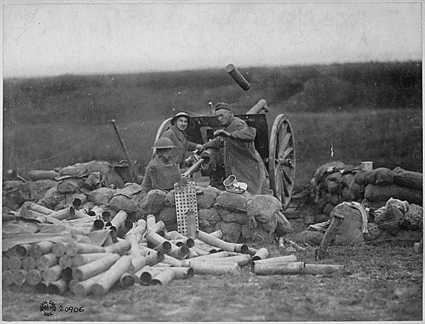 Battery C, 6th Field Artillery, fired the first shot for America on the Lorraine front