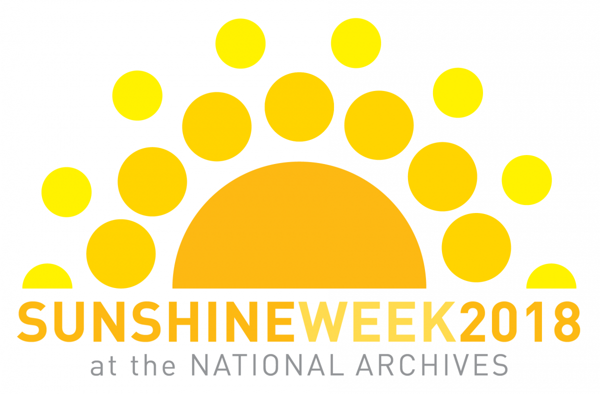 Sunshine week graphic logo and display text