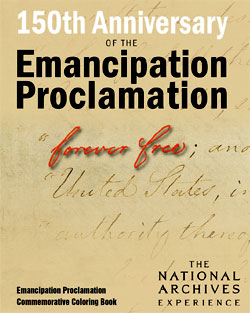 150th Anniversary of the Emancipation Proclamation coloring book